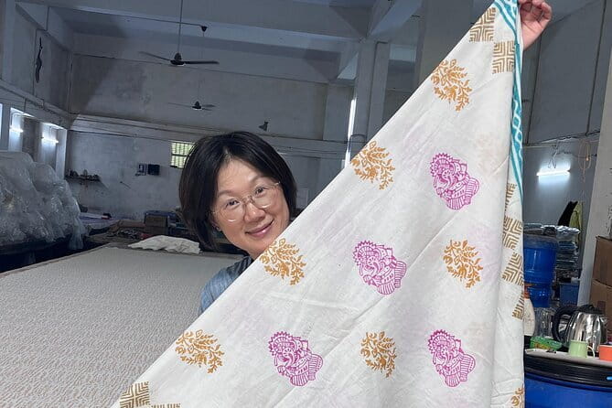 Exclusive Block Print Workshop in Rajasthan - Factory Tour: Seeing Wooden Blocks and Natural Dyes in Action