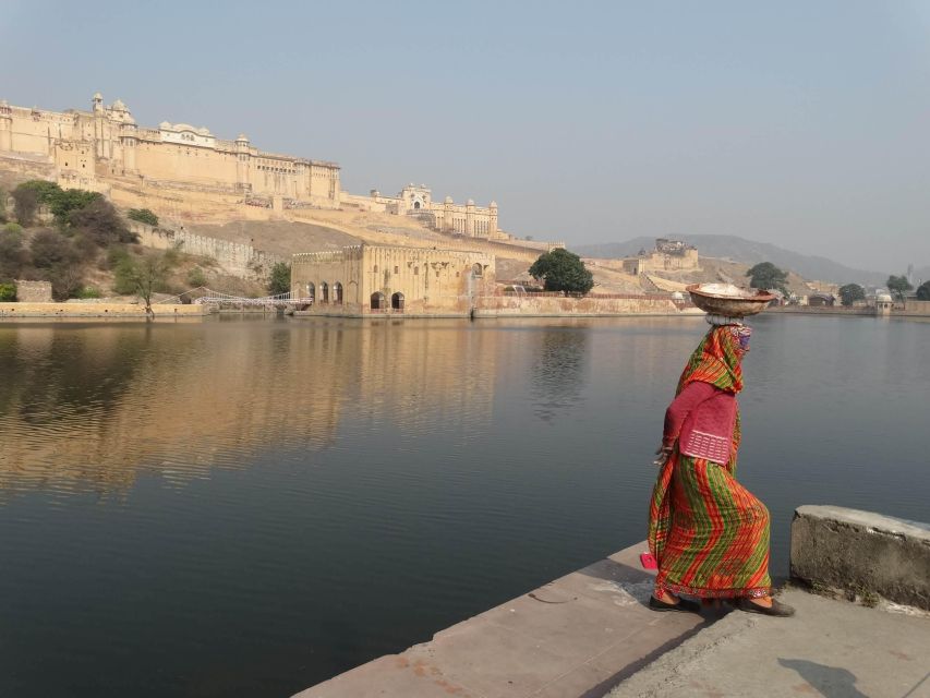From Jaipur: Private Amber Fort, Jal Mahal and More Car Tour - Jal Mahal Viewing Plus a Short Walk: Pretty Views With a Few Practical Limits