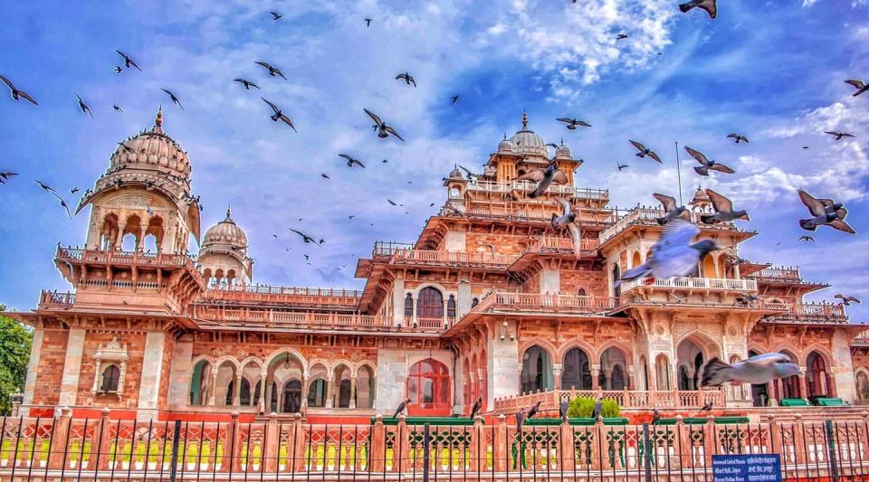 From New Delhi: Jaipur Tour by Fast Train or by Private Car - City Palace and Chandra Mahal: Courtyards, Museums, and Power
