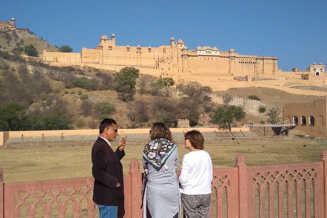 Jaipur 02 Days Private Tour with Vehicle+Professional Chauffeur - Day 1: Amer Fort, Jal Mahal photos, and the royal core