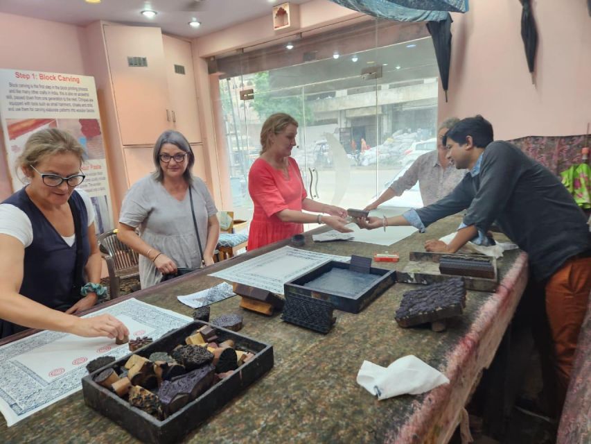 Jaipur: Block Printing Workshop In the Heart of City Center - Optional jewelry factory time: nice if you like browsing, not required