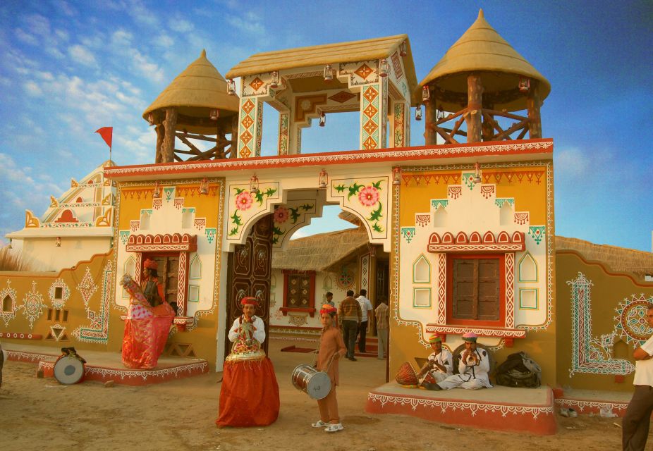 Jaipur: Chokhi Dhani with Private Transportation and Dinner - Entering Chokhi Dhani: What the Heritage Village Experience Feels Like