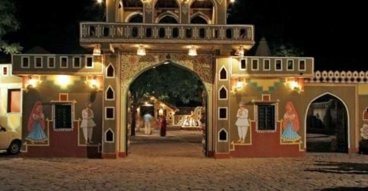 Jaipur Evening Tour Chokhi Dhani village culture with dinner - Door-to-door transport: where the value really starts