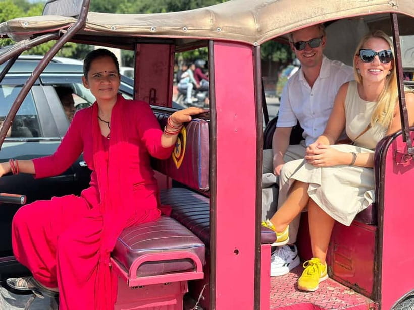 Jaipur Half-Day City Tour By E-Rickshaw with Female Driver - Pickup from the Pink City: the day starts with momentum