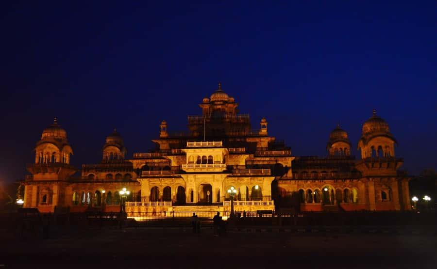 Jaipur: Heritage Evening Tour with Monkey Temple Sunset - Jal Mahal on Man Sagar Lake: that floating-palace look