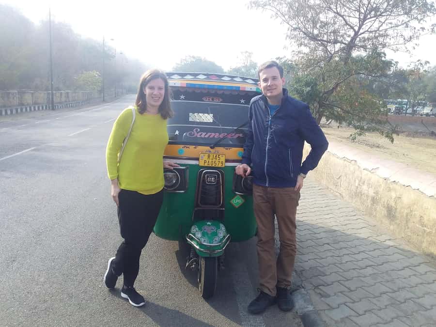 Jaipur: Heritage Evening Tour with Monkey Temple Sunset - Statue Circle and Raj Mandir Cinema: a relaxing stroll, then a palace of film