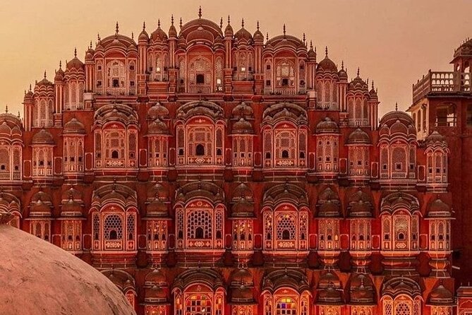 Magical Jaipur Night Tour Including Patrika Gate - Albert Hall Museum from outside: about an hour under the lights