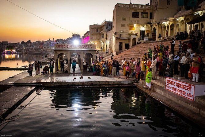 Private Day Trip to Holy City of Pushkar from Jaipur - Stop 1: Pushkar Lake and the ghats rhythm