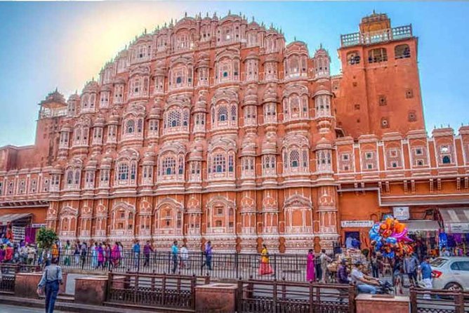 Private Jaipur Day Tour with Driver and Guide- All Inclusive - Hawa Mahal and City Palace: Pink Stone, Royal Design, and What to Look For